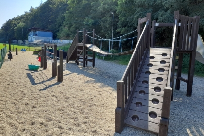 Dětské hřiště ve sportovním areálu v Horákově